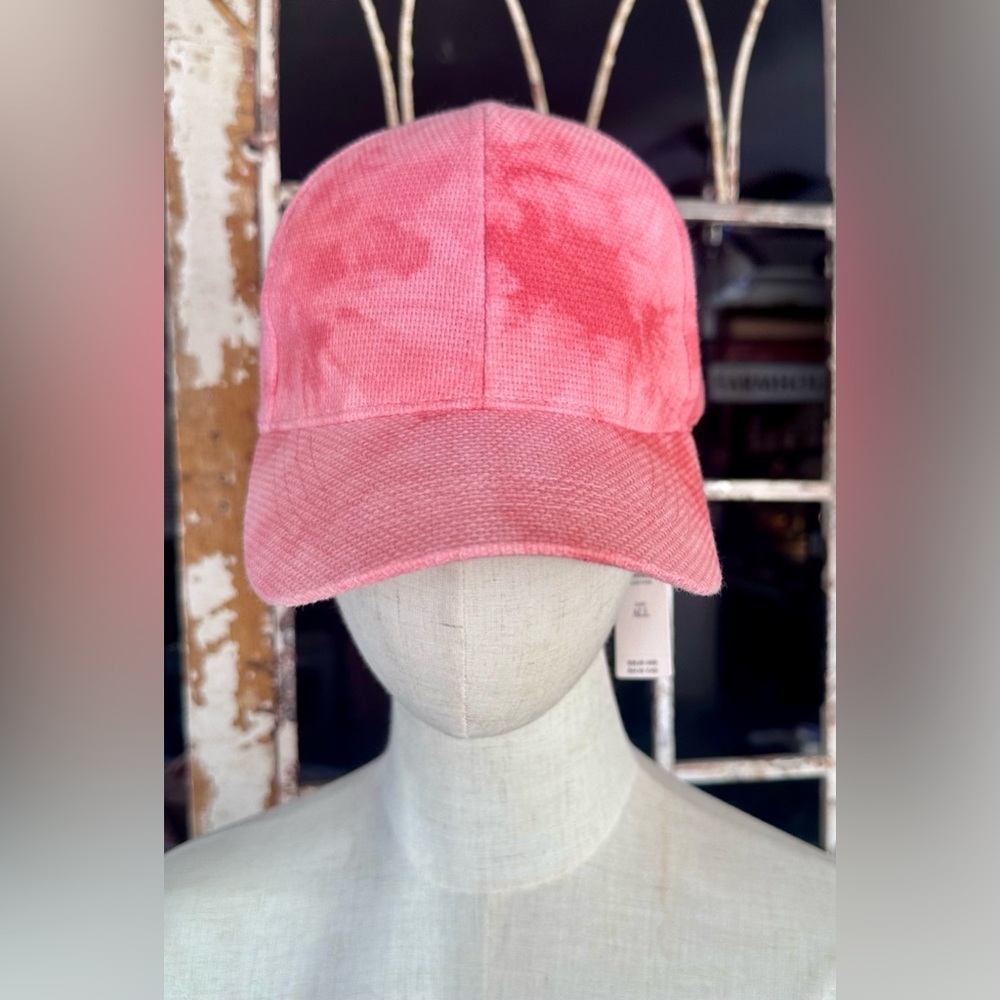 By Anthropologie Pink/Rose Tie-Dye Baseball Cap Hat | NWT | One Size - Picture 4 of 6